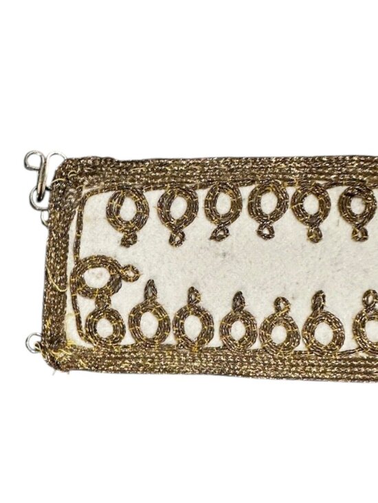 Antique Ottoman Gold Embroidered Belt/Sash with Intricate Design main image 6